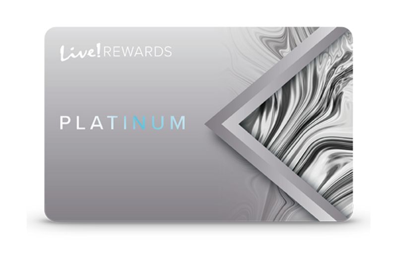 Image of the Live! Rewards Platinum Card