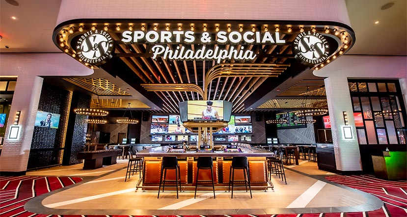 Entrada de Sports & Social en Live! Casino y Hotel Philadelphia