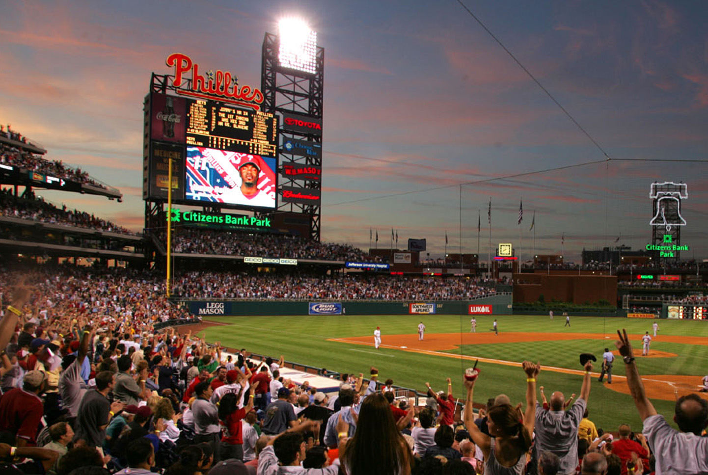 Citizens Bank Park at Night